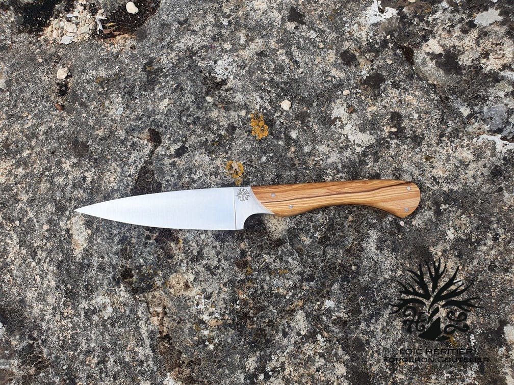 Couteau de Table - Fabriqué en France par un Artisan Coutelier - Héritier  Loic